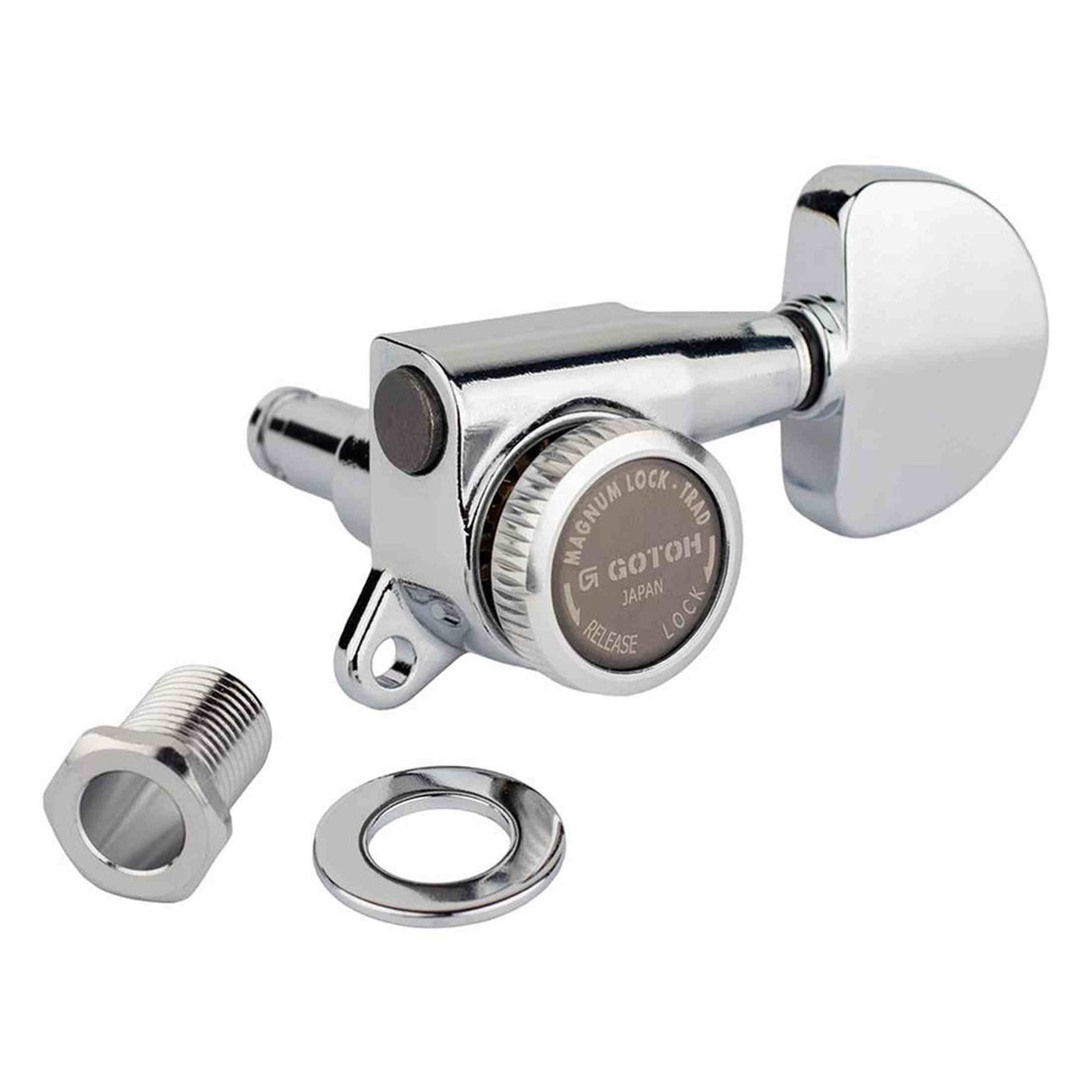 Gotoh GTH14134 SG381 stemmechanieken met Magnum Lock Trad and AB20 knoppen, 3L3R, chroom