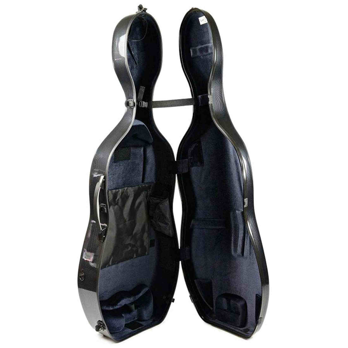 BAM 1002XLC Hightech wide adjustable cellokoffer 4/4 carbon look 4,7 kg