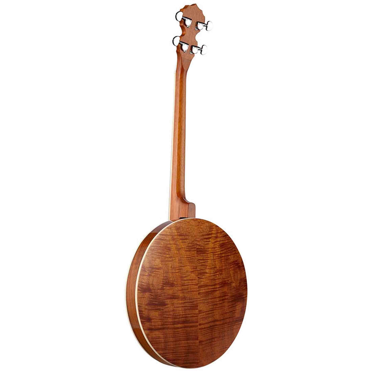 SX BJ564 4-Snarige Tenor Banjo 11 Inch Aluminium Rim met Remo Fiberskyn Vel en Gigbag