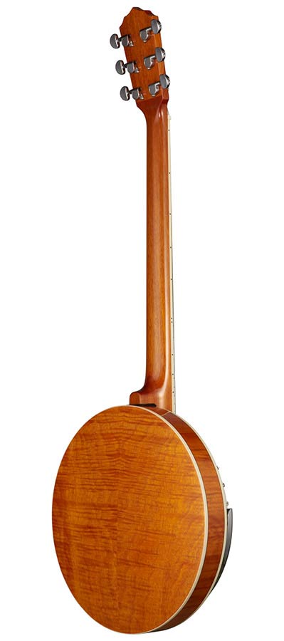 SX BJ566 6-Snarige Gitaarbanjo 11 Inch Aluminium Rim met Remo Fiberskyn Vel en Gigbag