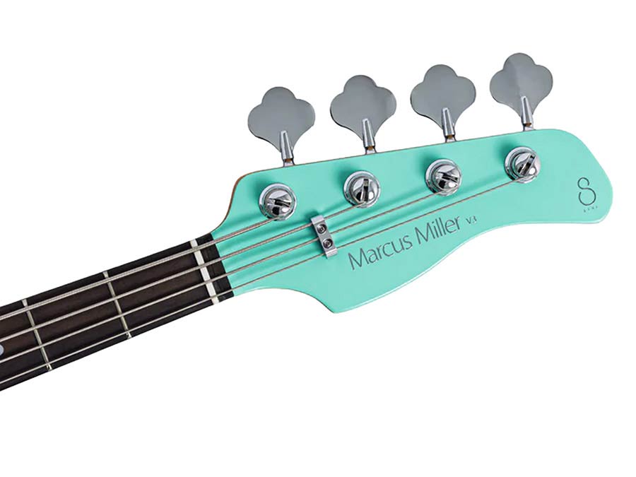 Sire V3N 4/MLG Marcus Miller 4-snarige Actieve Jazz Bas Mild Green met 2-Bands Preamp