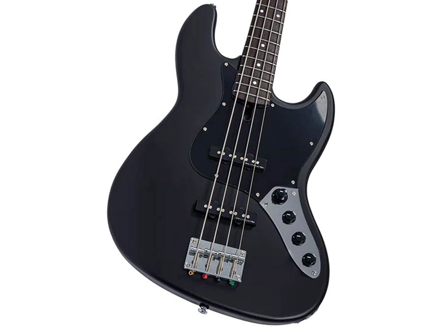 Sire V3N 4/BKS Marcus Miller 4-snarige Actieve Jazz Bas Satin Black met 2-Bands Preamp