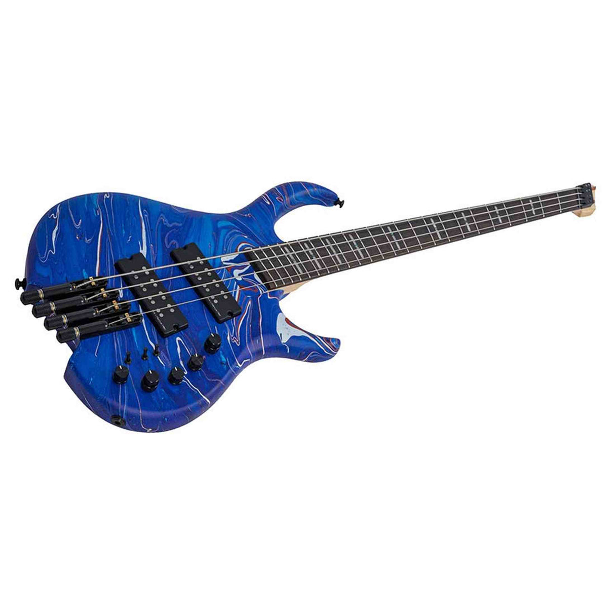 Sire M6H 4/BLSW Marcus Miller M6H Headless 4-String Active Basgitaar Blue Swirl