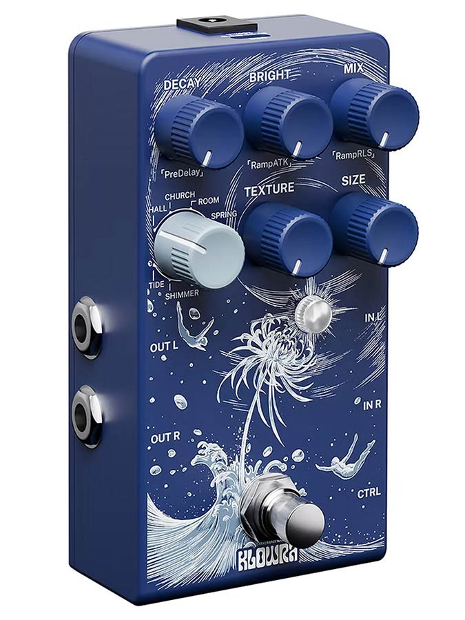 Klowra KBS-01 Bloom Infinity LIMBO stereo multi-type reverb pedaal
