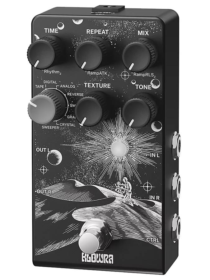 Klowra KBS-02 Bloom Infinity EVERLAST stereo multi-type delay pedaal