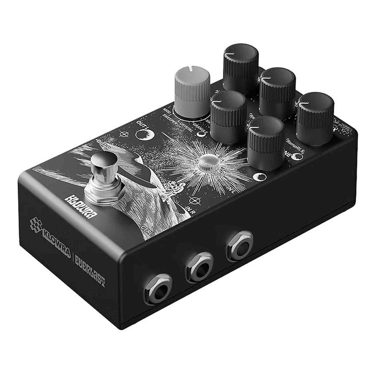 Klowra KBS-02 Bloom Infinity EVERLAST stereo multi-type delay pedaal