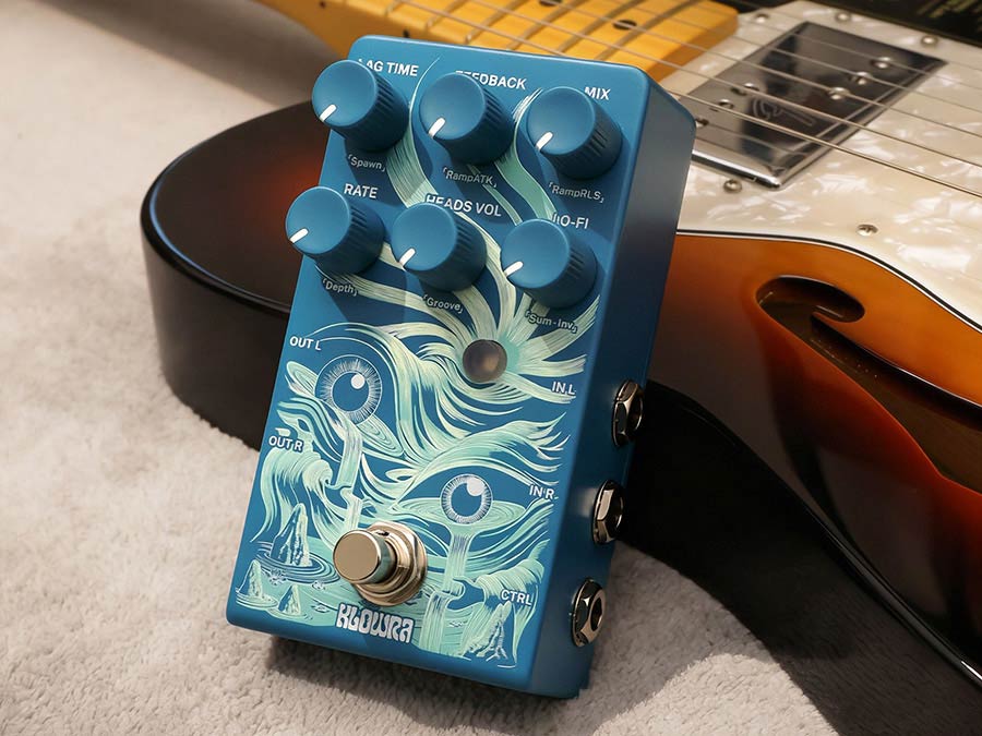 Klowra KBS-05 Bloom Infinity RILUM stereo multi-head delay pedaal