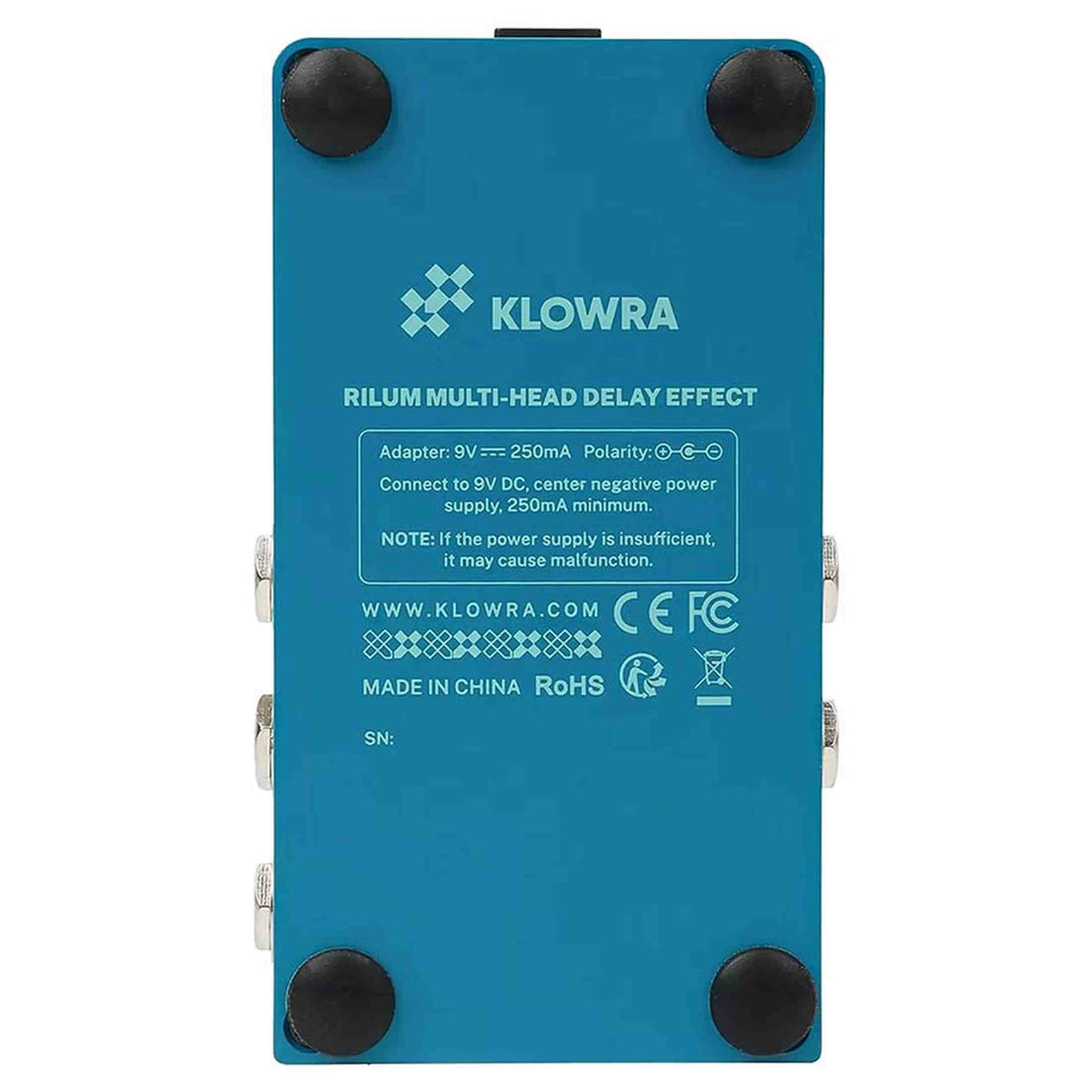 Klowra KBS-05 Bloom Infinity RILUM stereo multi-head delay pedaal
