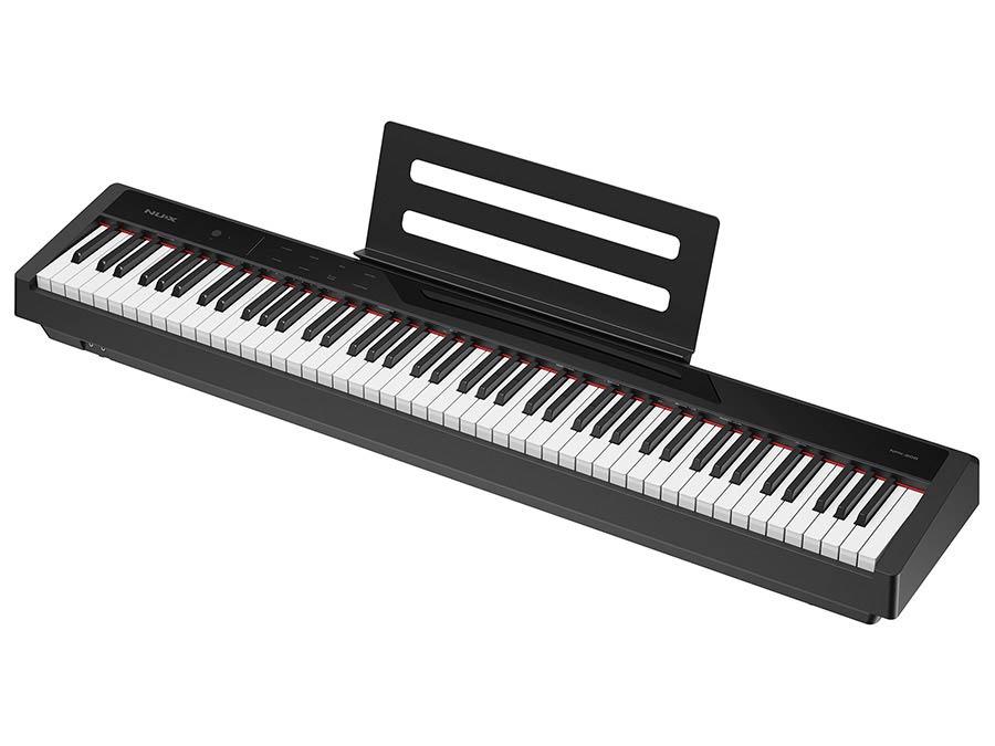 NUX NPK-200/BK Stage Piano Set met Standaard, Kruk en Sustainpedaal - 88 toetsen