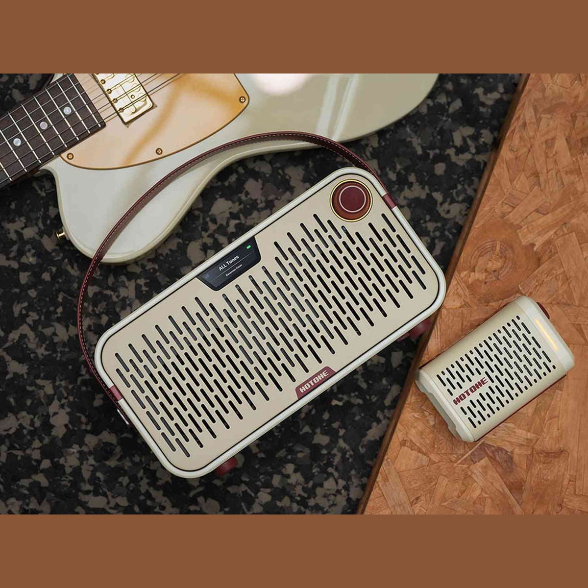 HoTone AP-20WH PULZE JR Modeling Versterker Wit - 20W, 2x 3 Inch