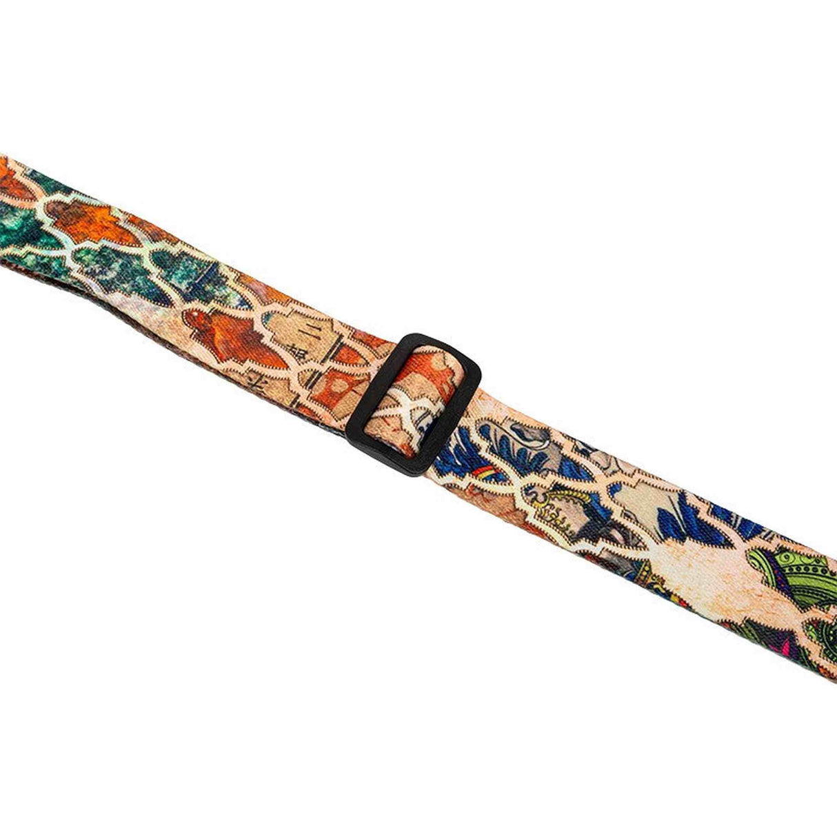 Flight S35 Granada Ukulele Strap Poly/Leer met Verstelbare Lengte en Leren Strap Ends