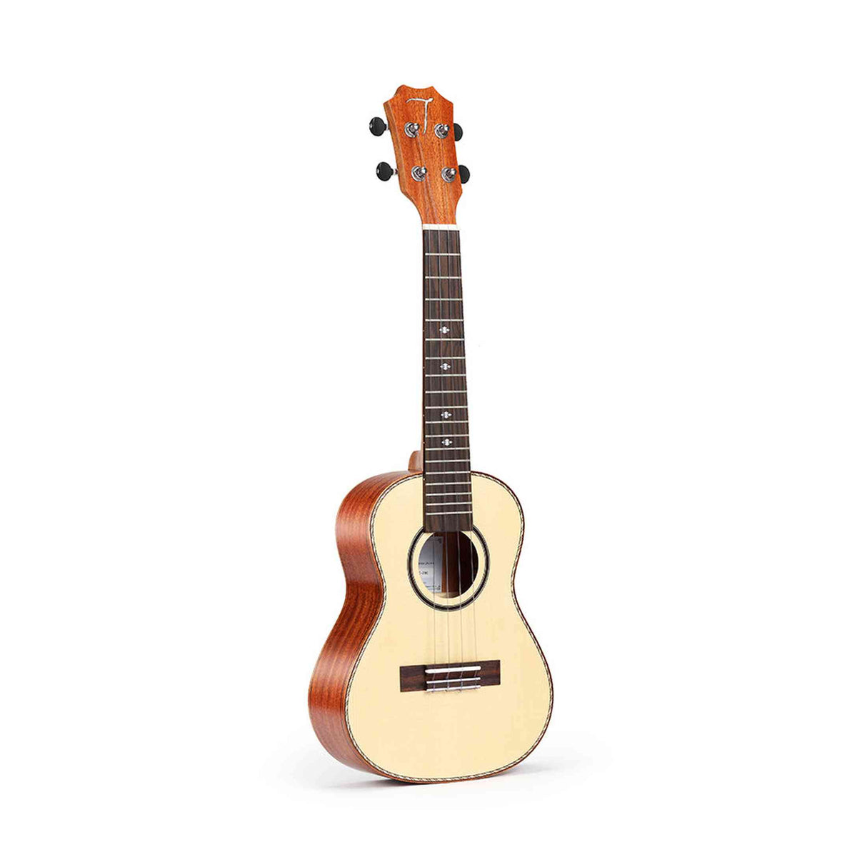 TOM 280 Tenor-Ukulele, massive Fichte mit Mahagoni- und Walnuss-Finish
