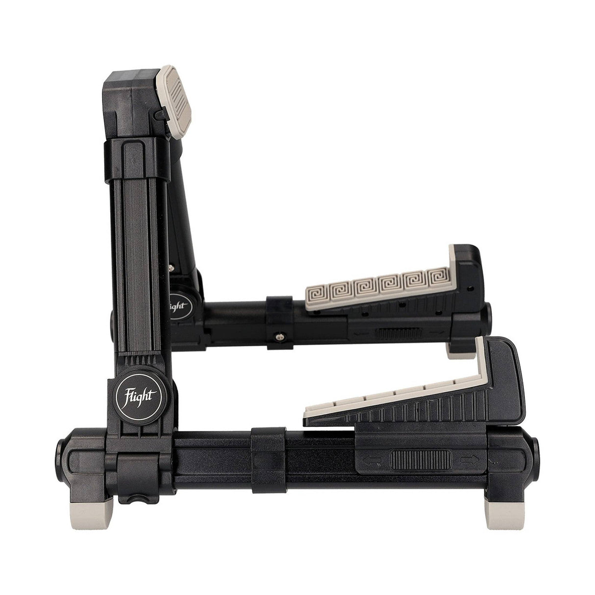 Flight FLUST01-BK Aluminium Ukulele Standaard Opvouwbaar met Rubber Bescherming