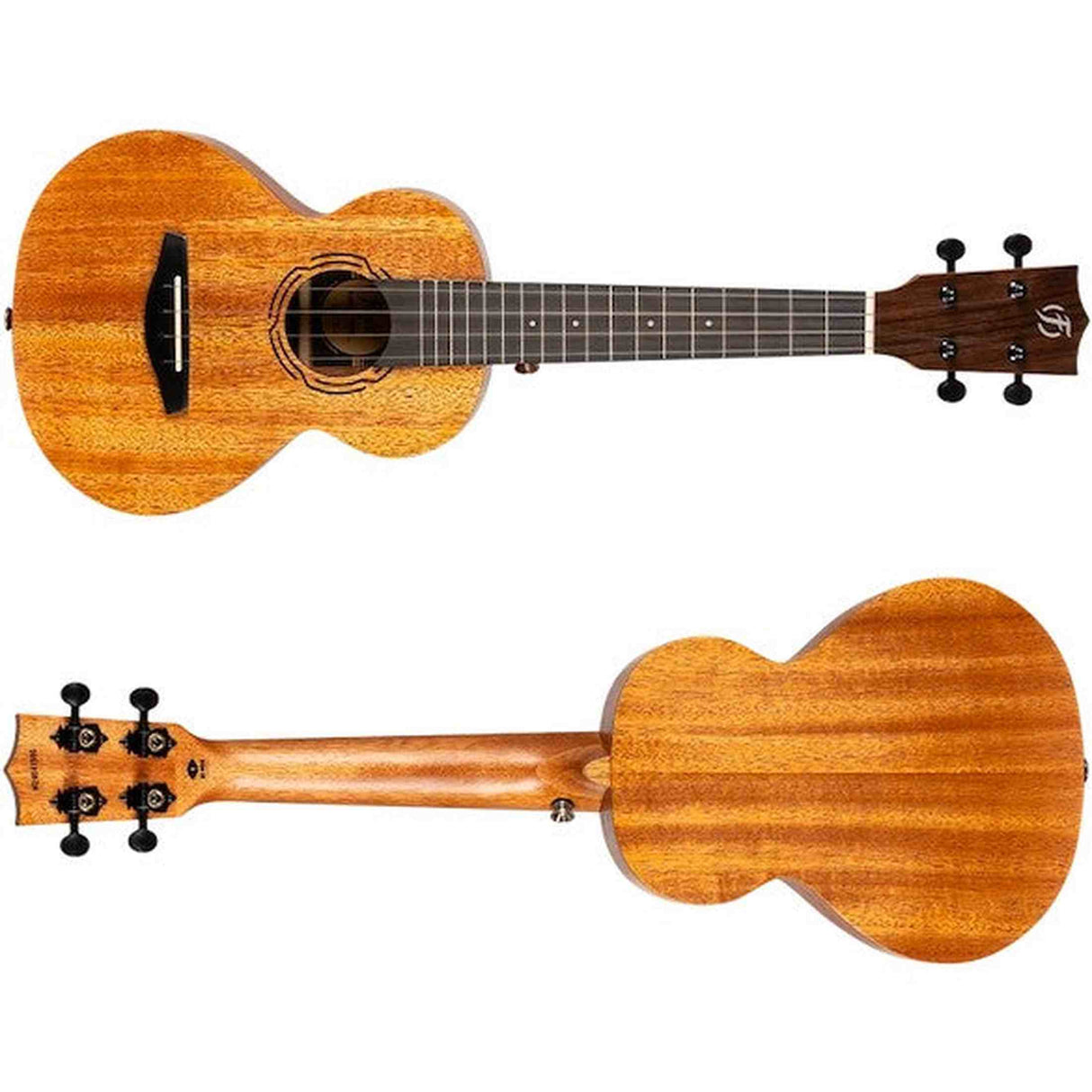 Flight NUC500 Concert Ukulele met Solid Mahogany Top, Rosewood Toets en D’Addario EJ87 Snaren