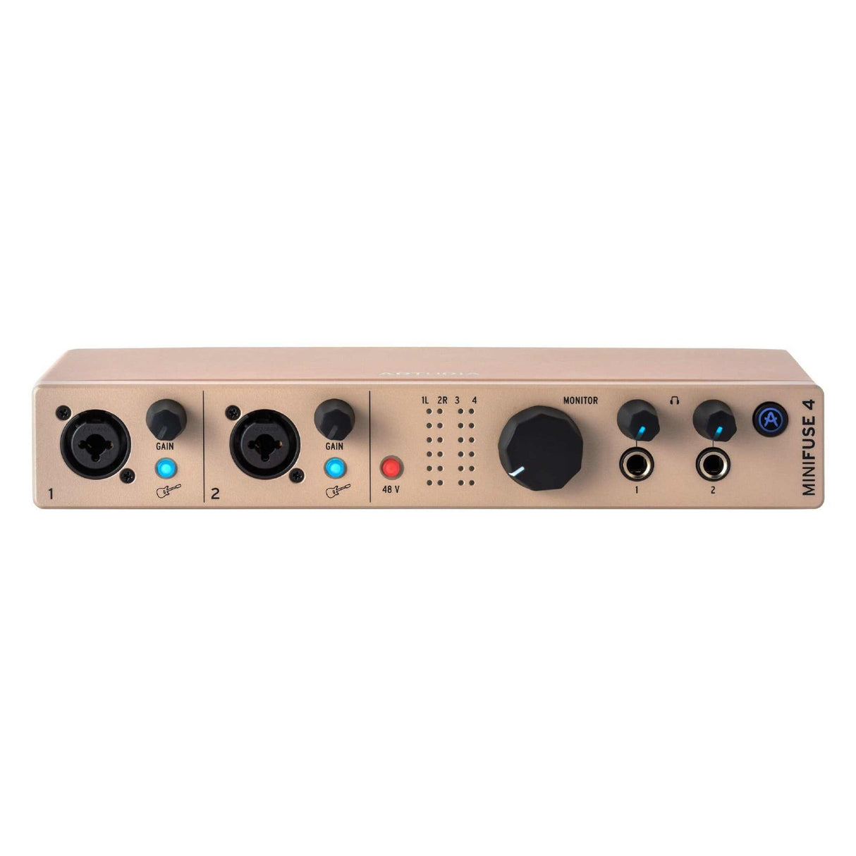 Arturia MiniFuse 4 Champagne Limited Edition 4x2 USB-C Audio Interface