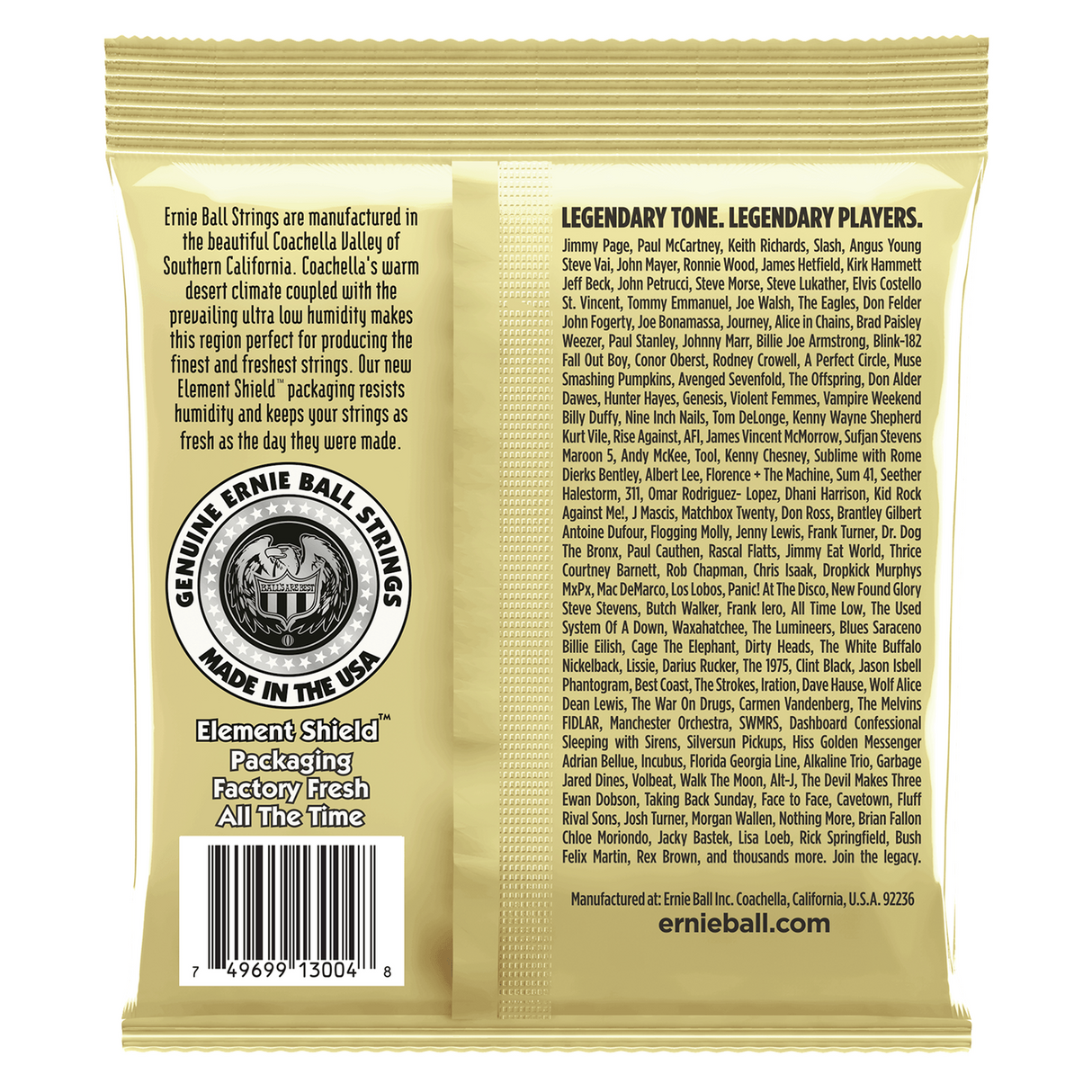 Ernie Ball 3004 Akoestische Gitaarsnaren 80/20 Brons Light 11–52 3-Pack