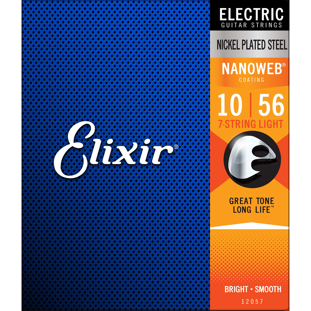 Elixir CEL 12057 Nanoweb elektrische gitaarsnaren Light 7-String 010-056