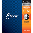 Elixir 12106 Nanoweb elektrische gitaarsnaren Medium 7-String 011-059