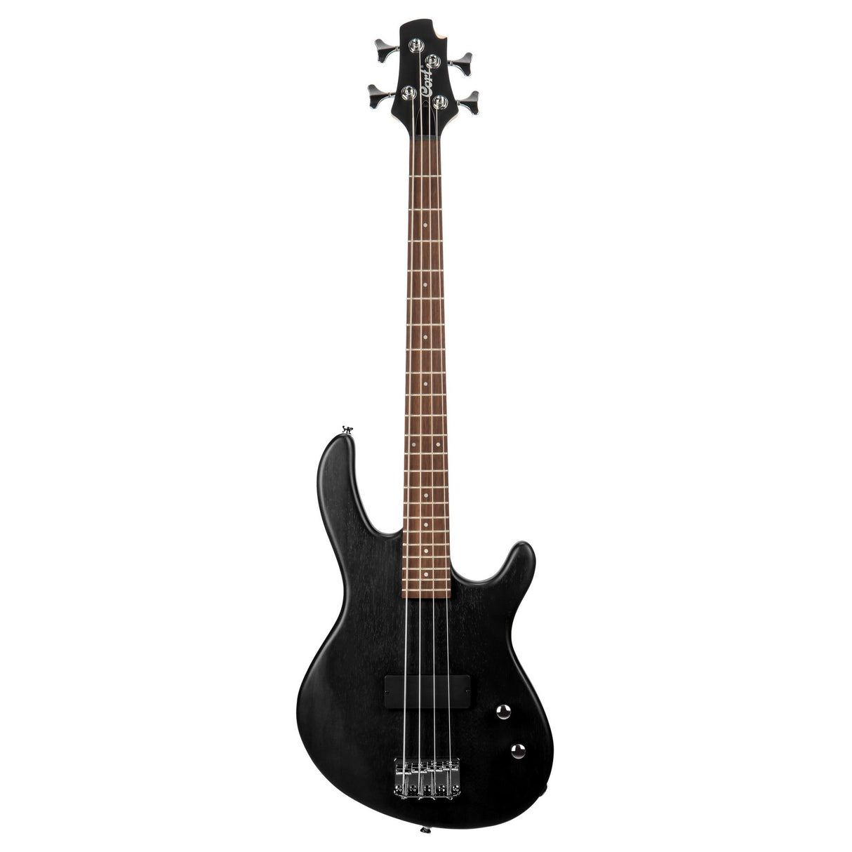 Cort Action Bass Junior shortscale basgitaar 30 inch populier body zwart