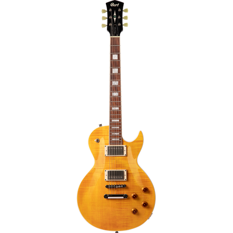 CORT CR250ATA Elektrische gitaar LP-model Antique amber