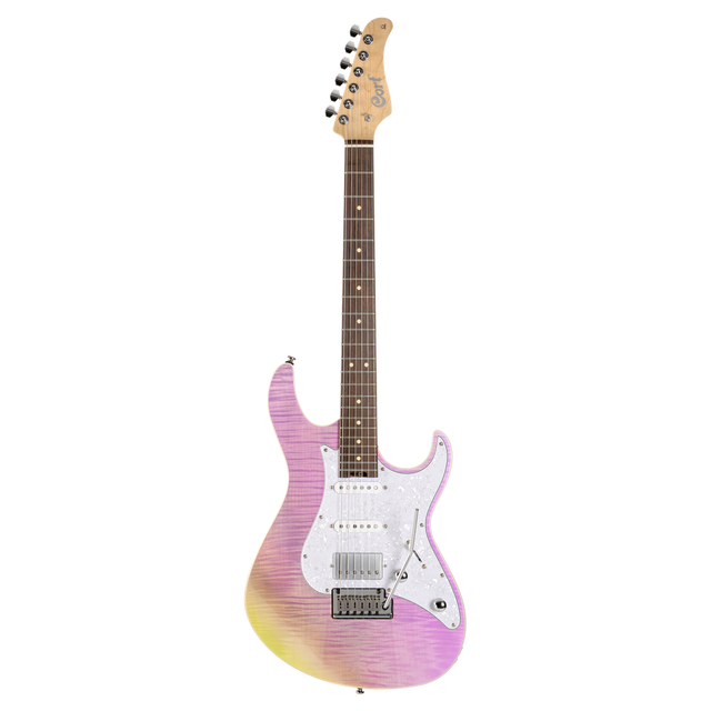 CORT G280STCB Elektrische gitaar Trans Chameleon Purple