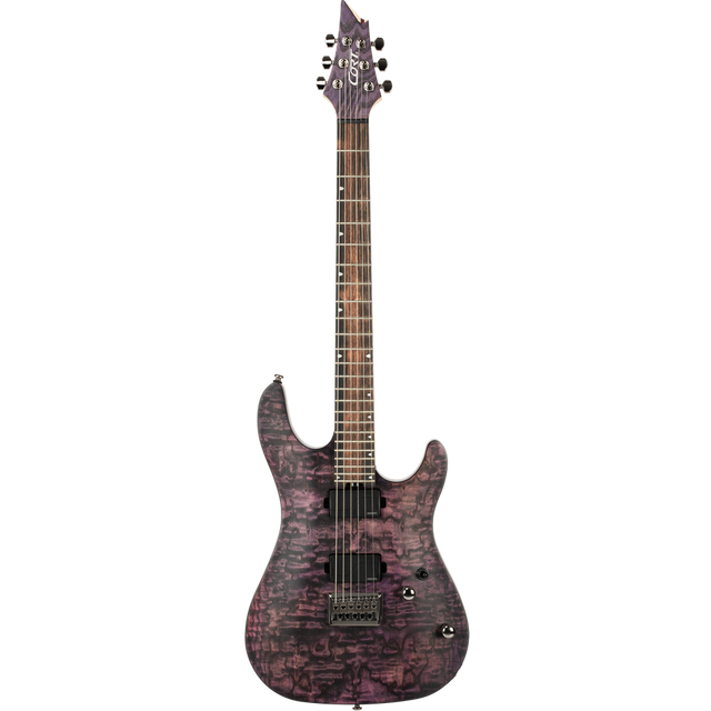 CORT KX500EDV Elektrische gitaar Etched Deep Violet