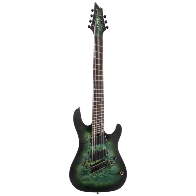 CORT KX507MSSDG 7-snarige elektrische gitaar Stardust Green