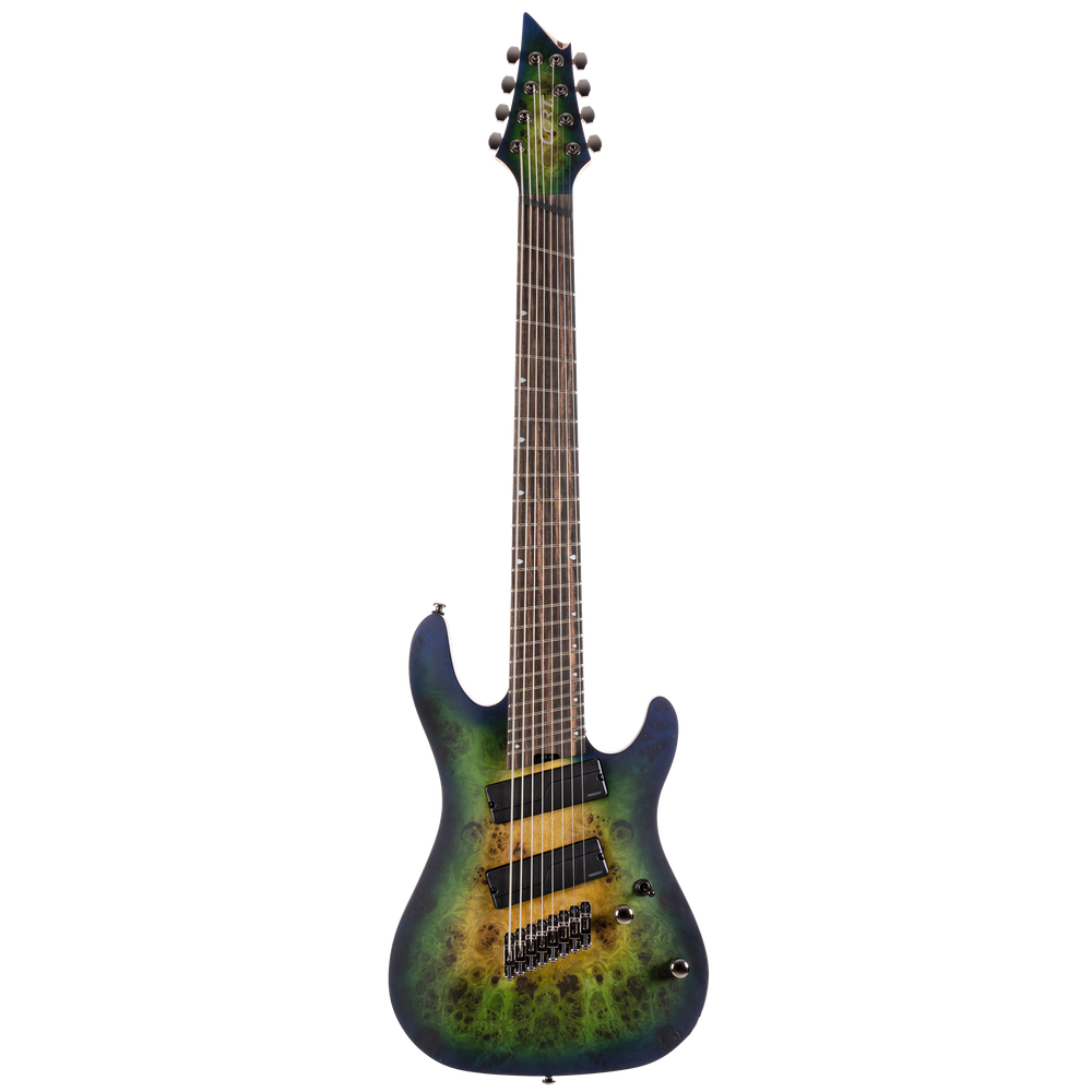 CORT KX508MSMBB3 8 snarige Elektrische gitaar Marina Blueburst