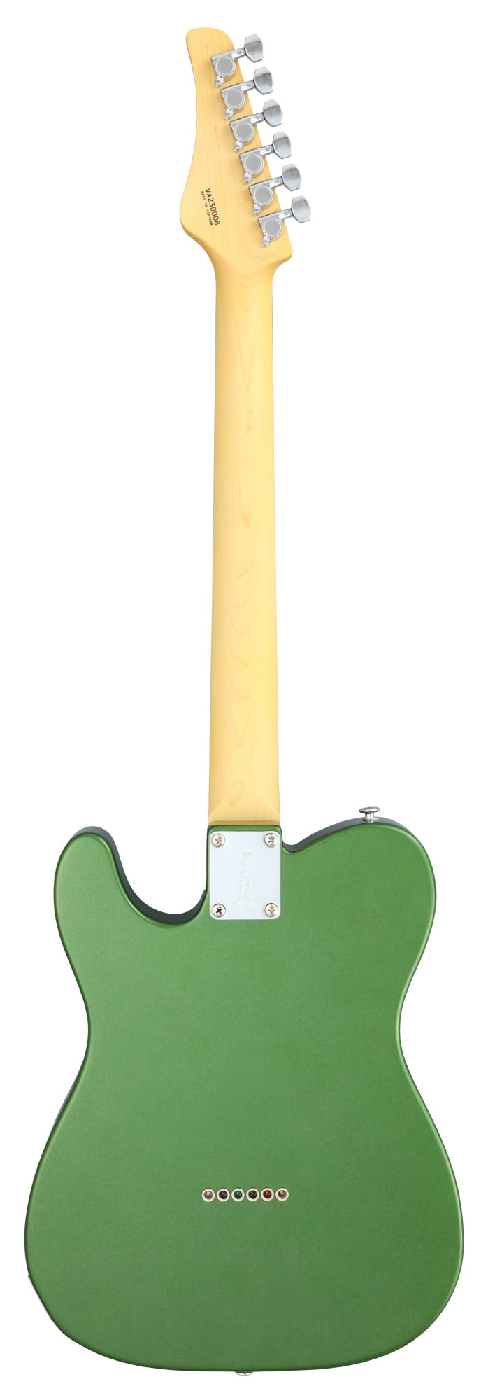 FGN Boundary TL elektrische gitaar Hyla Green Metallic FGN S.H. pickups incl. gigbag