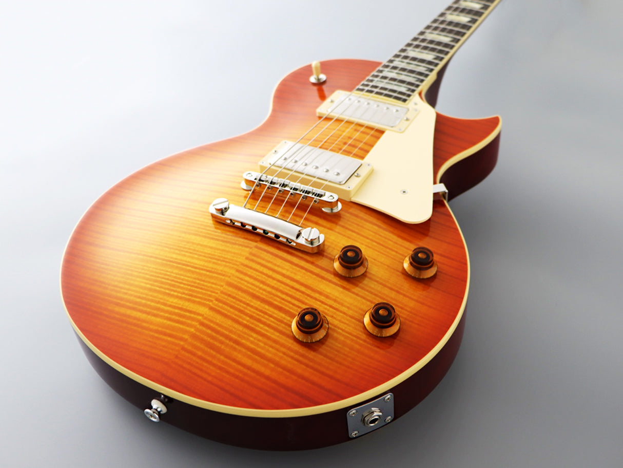 FGN Neo Classic Faded Cherry Burst Single Cut Elektrische Gitaar Red