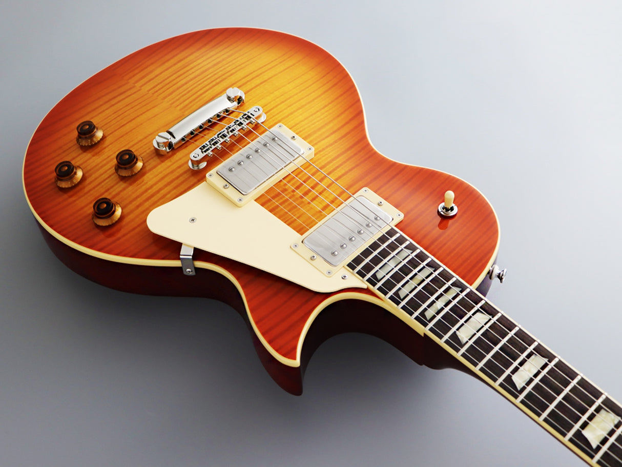 FGN Neo Classic Faded Cherry Burst Single Cut Elektrische Gitaar Red