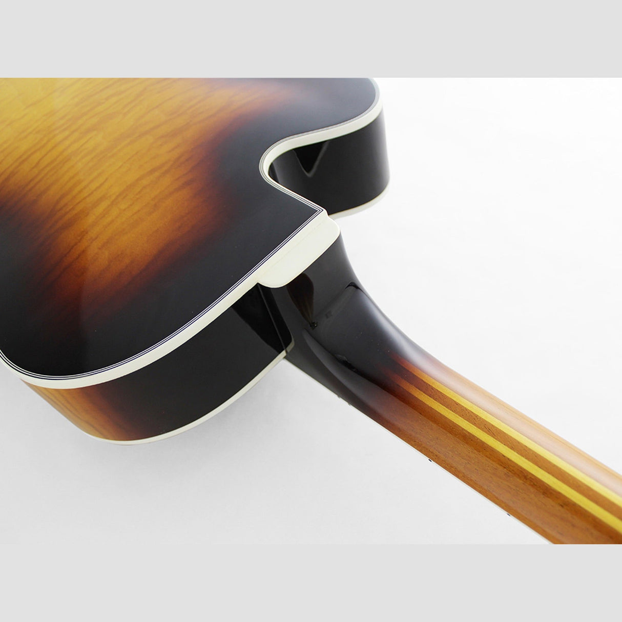 FGN Masterfield Jazz FP elektrische gitaar Jazz Natural, Floating Pickup, 20 jumbo frets, met koffer