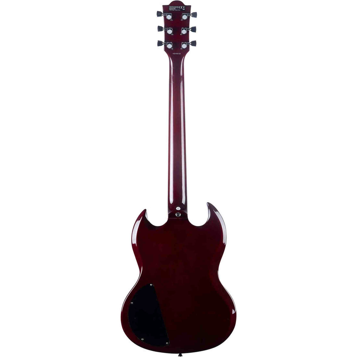 EKO DV300 Double Cut Elektrische Gitaar Set Rood + NUX Mighty-8 MK2 Versterker