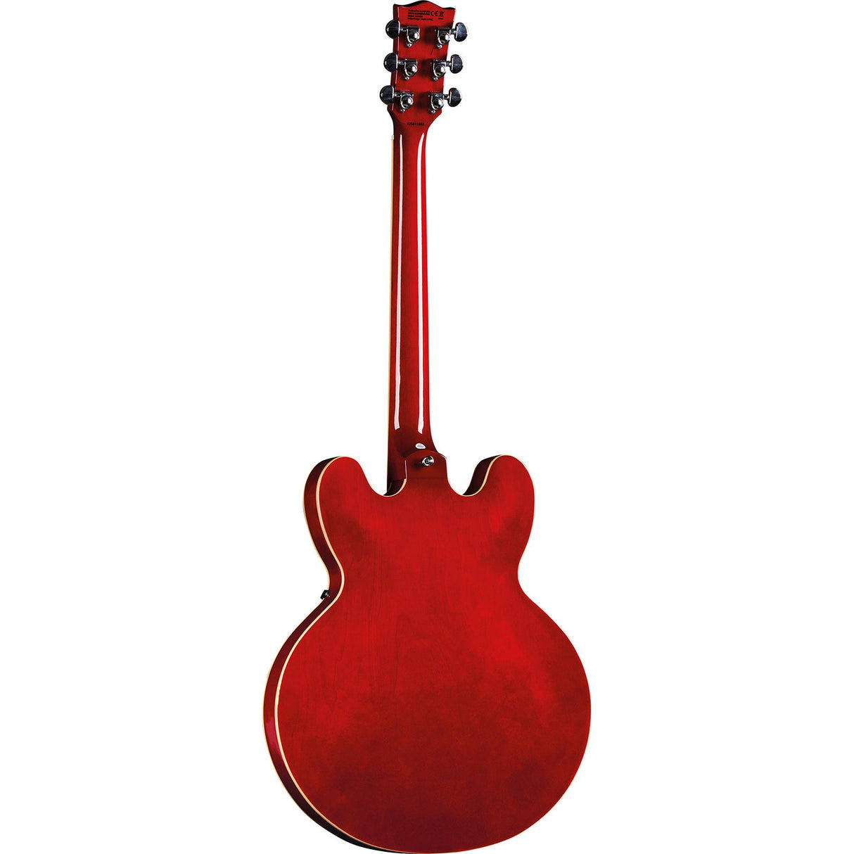 Eko Fusion RED Hollowbody Elektrische Gitaar 335, 2 Humbuckers, 22 Frets, Rood
