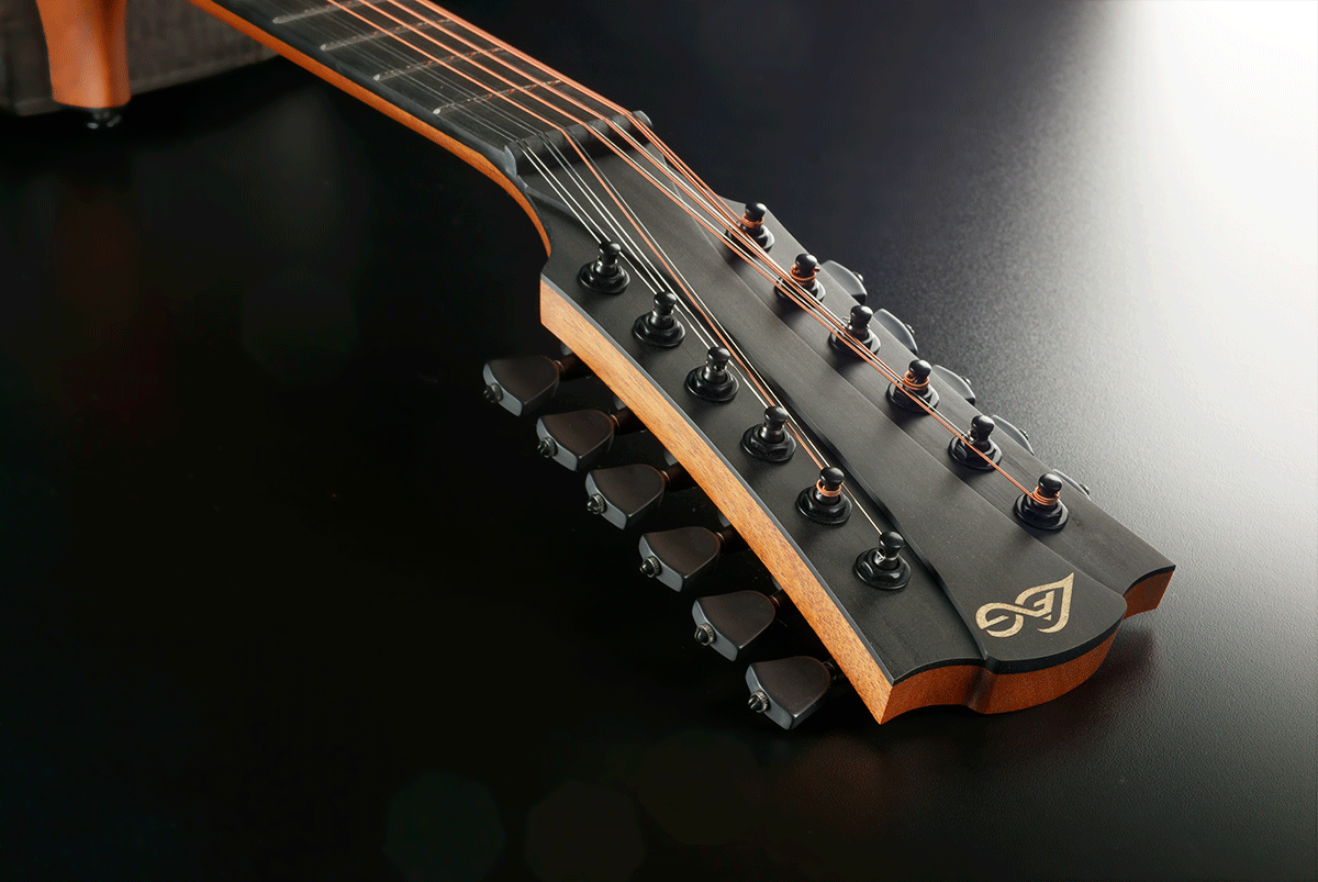 Lâg SAUVAGE-J12CE Western-Akoestische Jumbo 12-snarige Gitaar