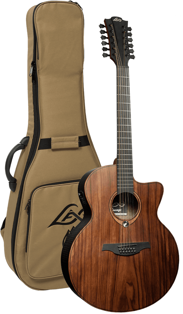 Lâg SAUVAGE-J12CE Western-Akoestische Jumbo 12-snarige Gitaar