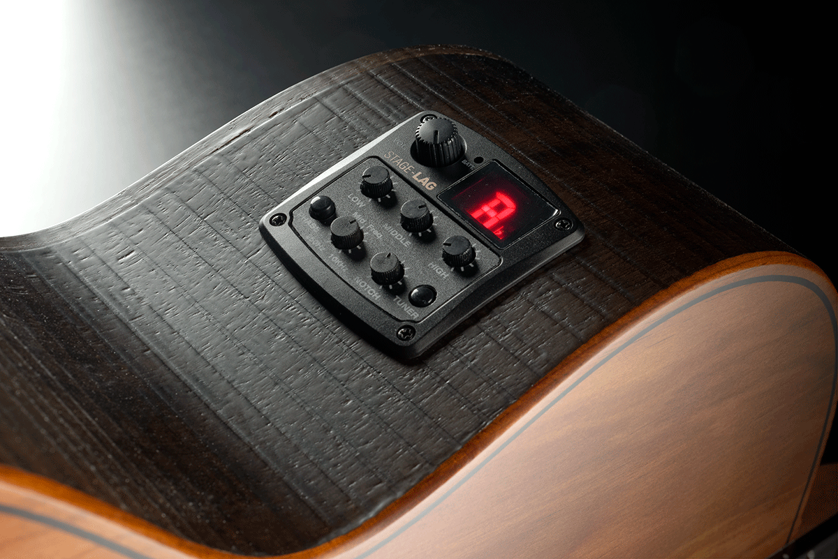 Lâg SAUVAGE-JCE Semi-Akoestische Jumbo Gitaar