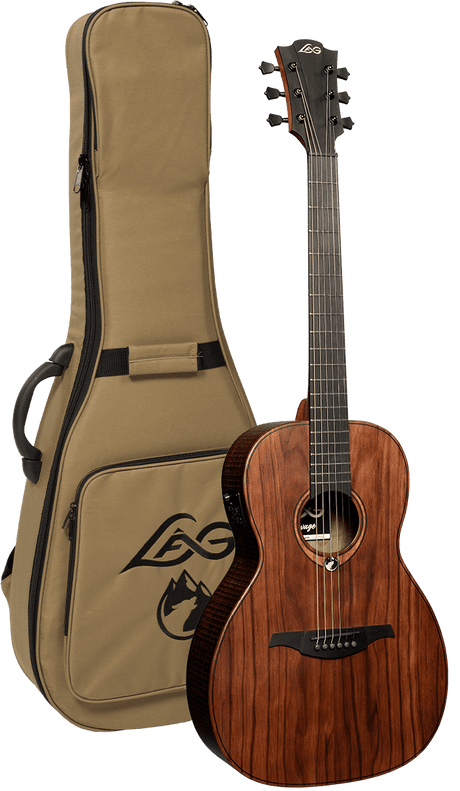 Lâg SAUVAGE-PE Semi-Akoestische Parlor Western Gitaar