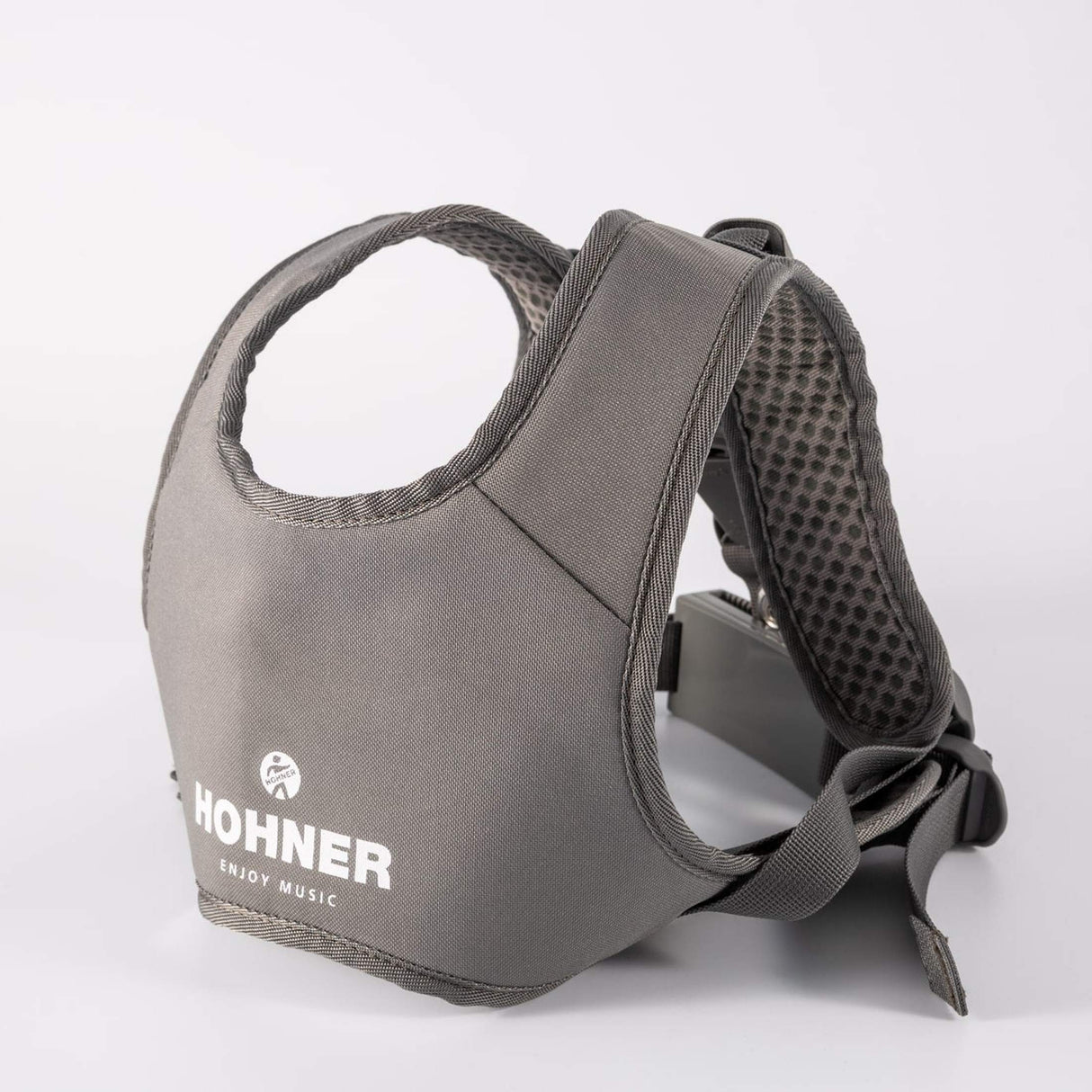 HOHNER A2901 XS Accordeon – 21 toetsen en 15 basssen, Blauw-Oranje, met gigbag en draagband voor kinderen