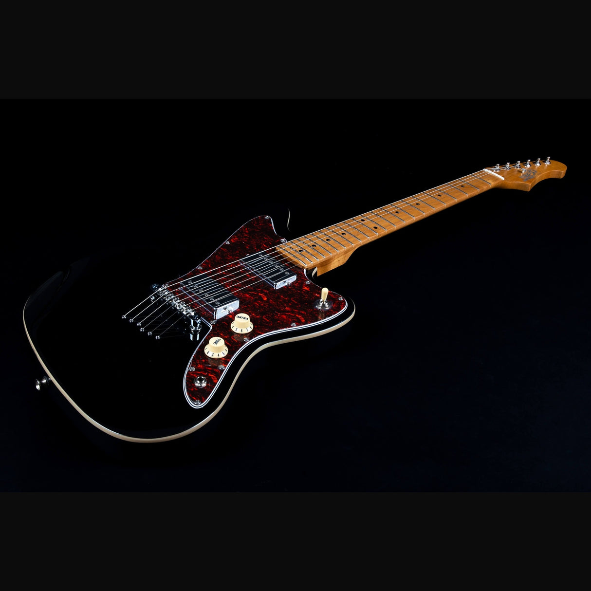Jet Guitars JJ-350 BK elektrische gitaar - Zwart