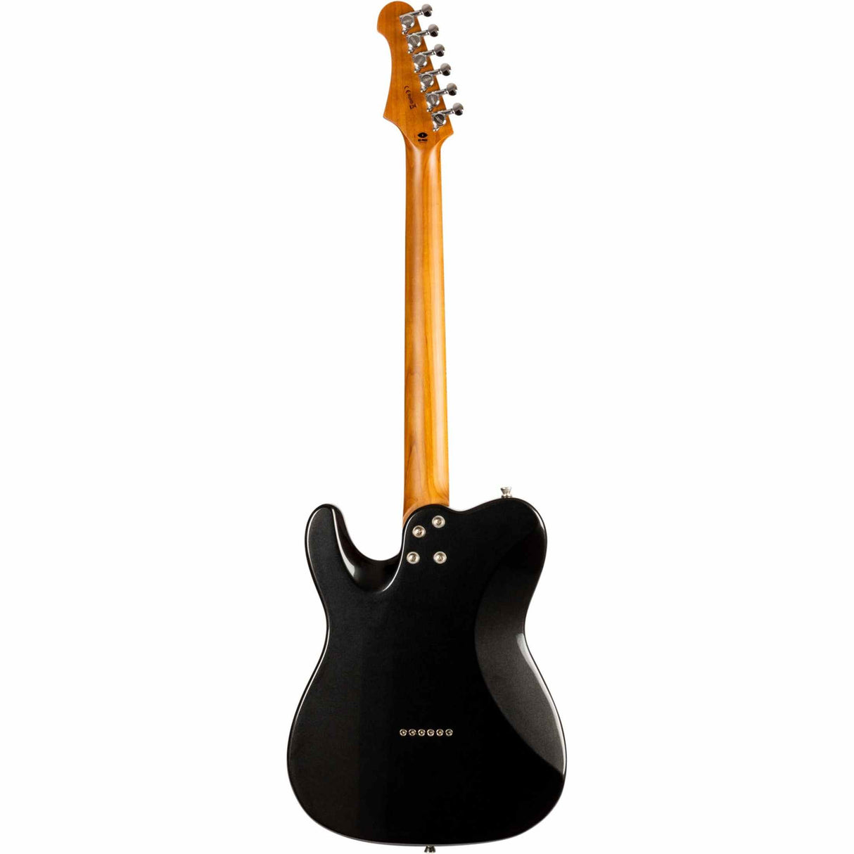 JET JT-350 BKM H T-style Elektrische Gitaar HH Alnico Locking Tuners Rosewood Toets Metallic Zwart