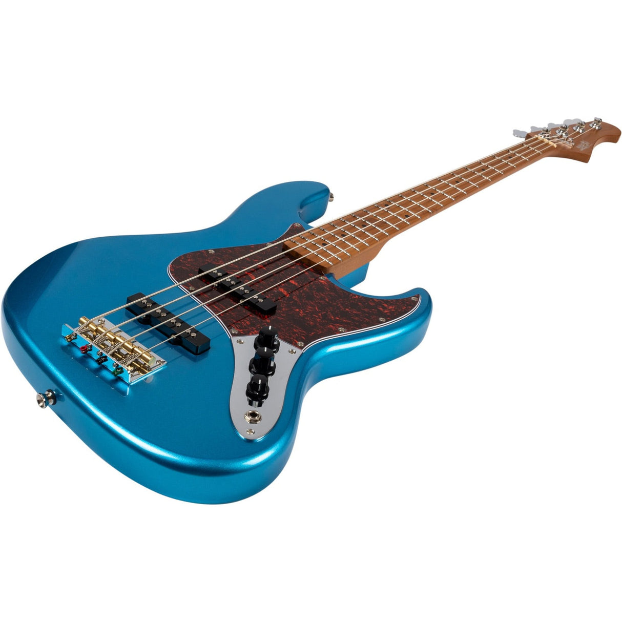 JET JJB-300 LPB JB-style Elektrische Bas 4-snarig Rosewood Toets Lake Placid Blue