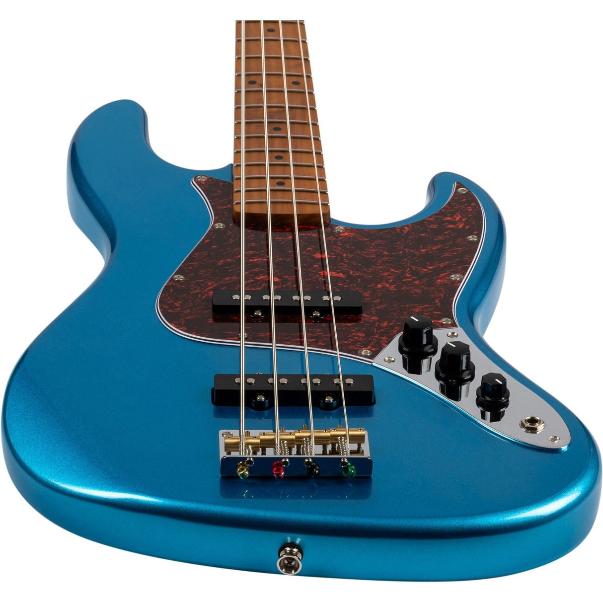 JET JJB-300 LPB JB-style Elektrische Bas 4-snarig Rosewood Toets Lake Placid Blue