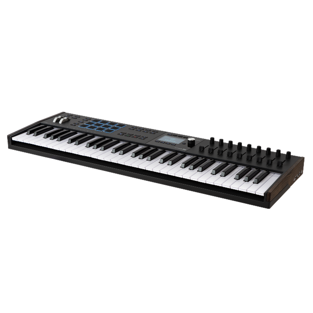 Arturia KeyLab 61 mk3 Black – MIDI keyboard, 61 toetsen, RGB pads, DAW-integratie