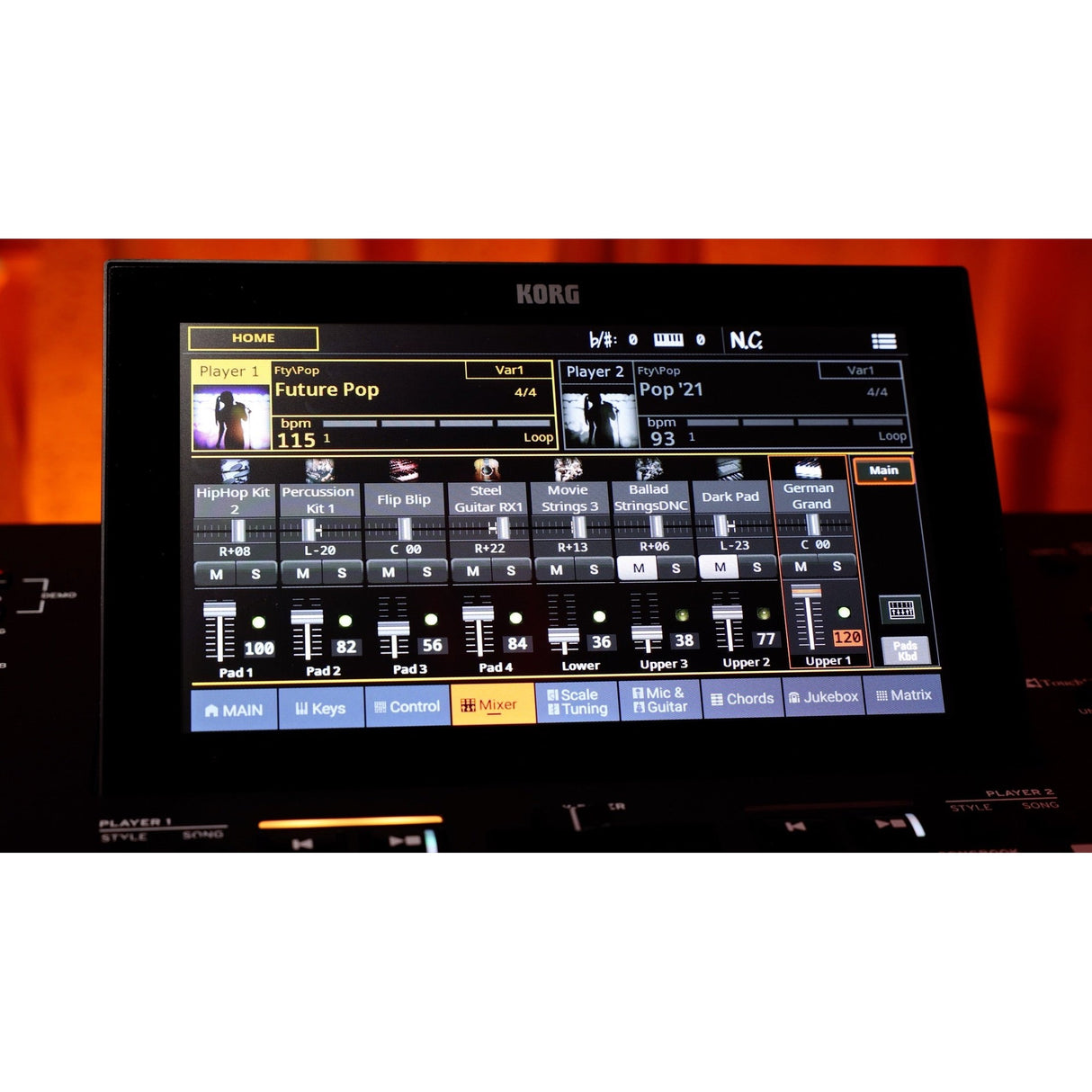 Korg Pa5X 76 ORIENTAL Arranger Keyboard met Aftertouch en Oosterse Sounds