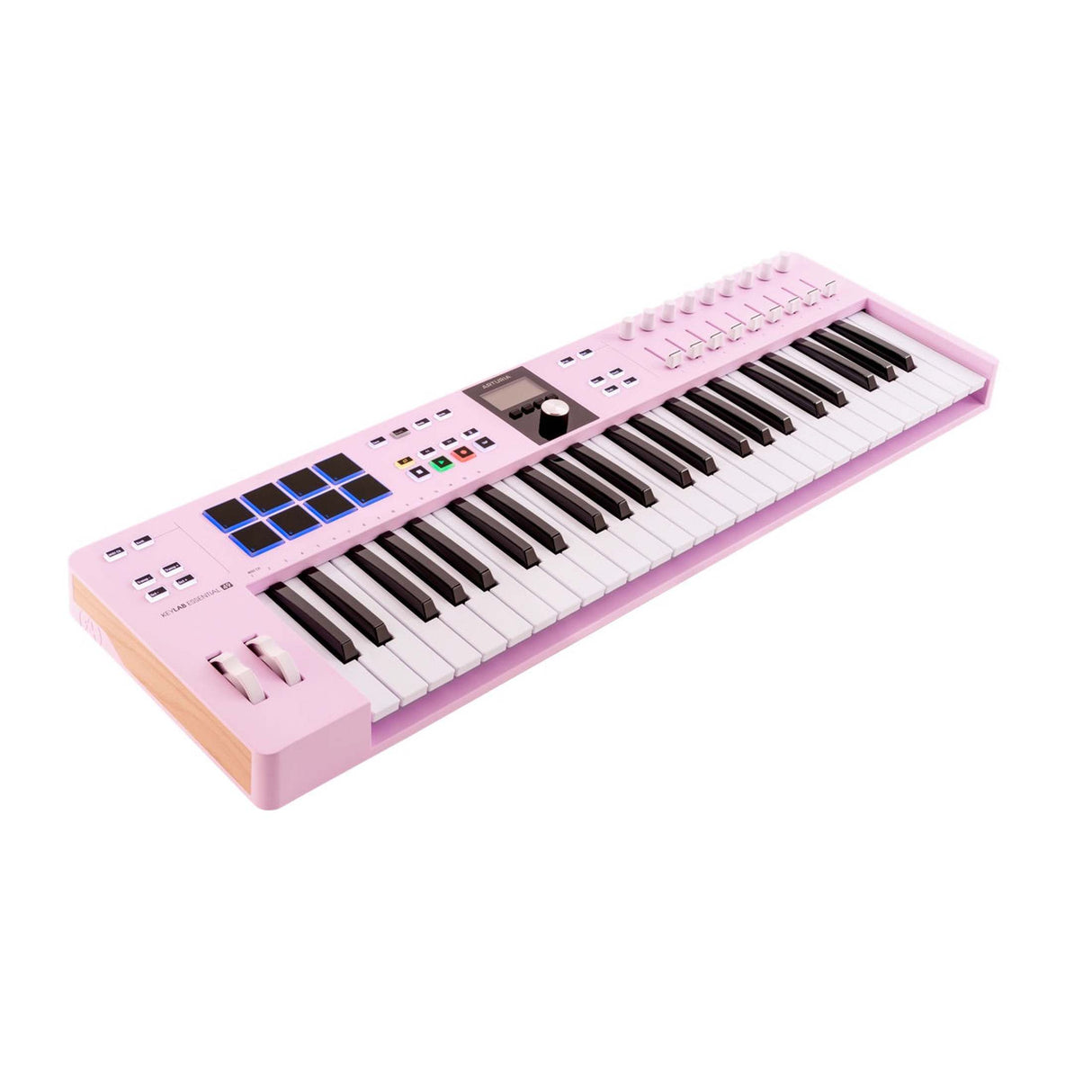 Arturia KeyLab Essential 3 49 Rose Quartz MIDI controller met 49 toetsen, pads en DAW-integratie