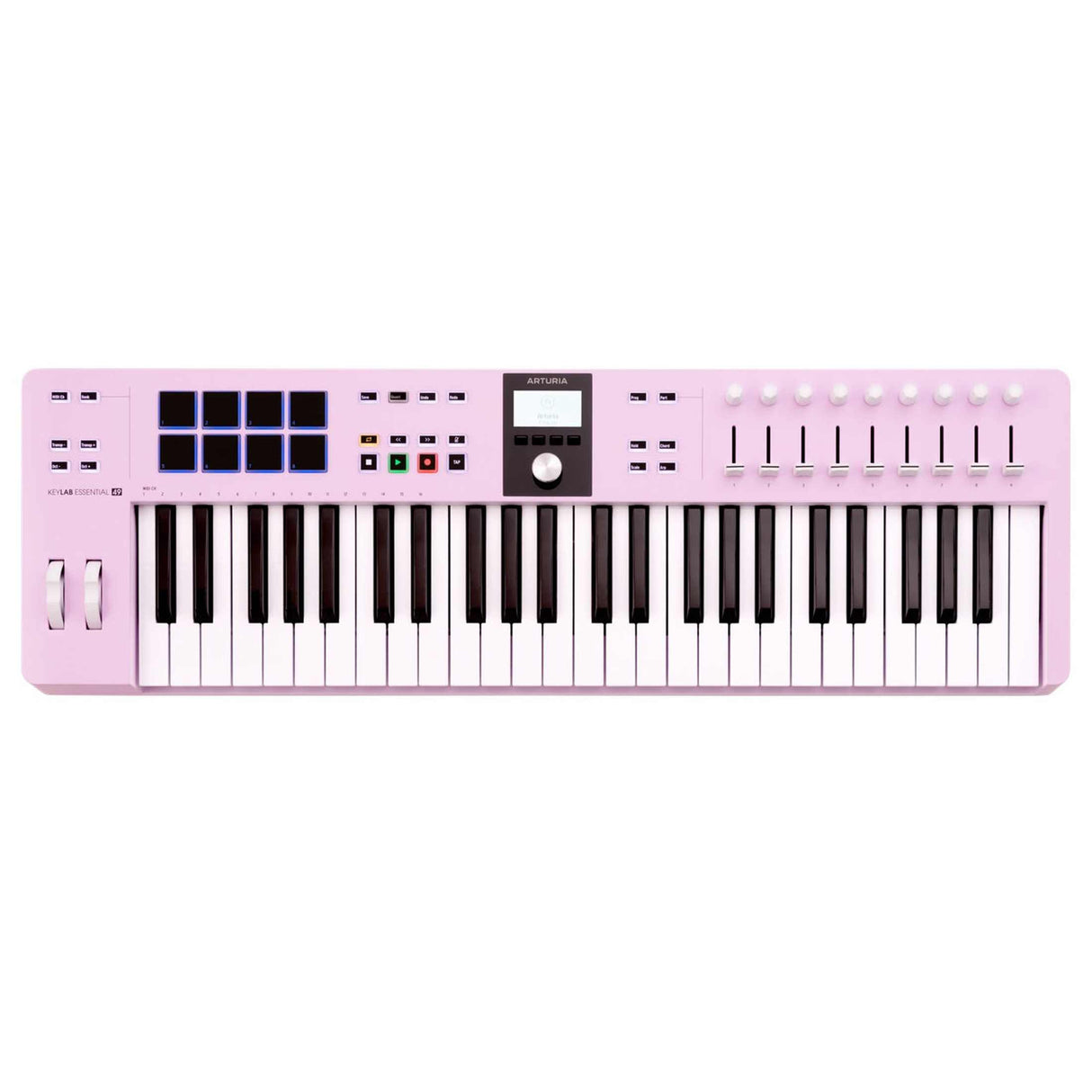 Arturia KeyLab Essential 3 49 Rose Quartz MIDI controller met 49 toetsen, pads en DAW-integratie