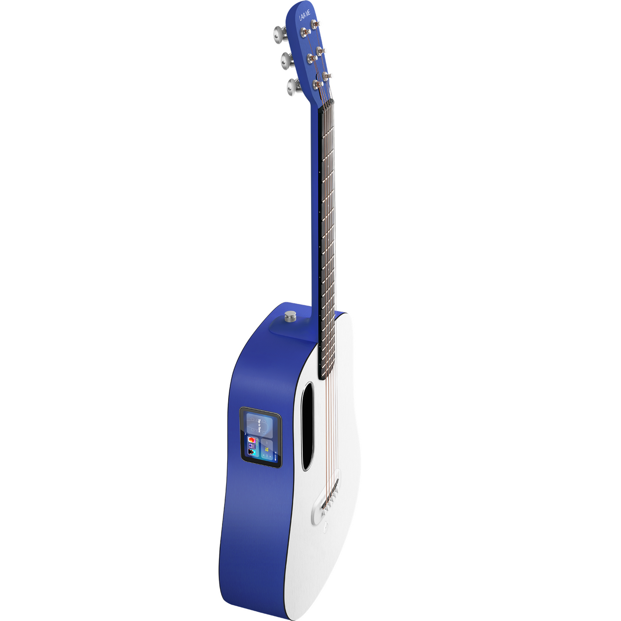 LAVA ME Play Frost White/Deep Blue – Smart Gitaar met Hilava 2.0 en Tas