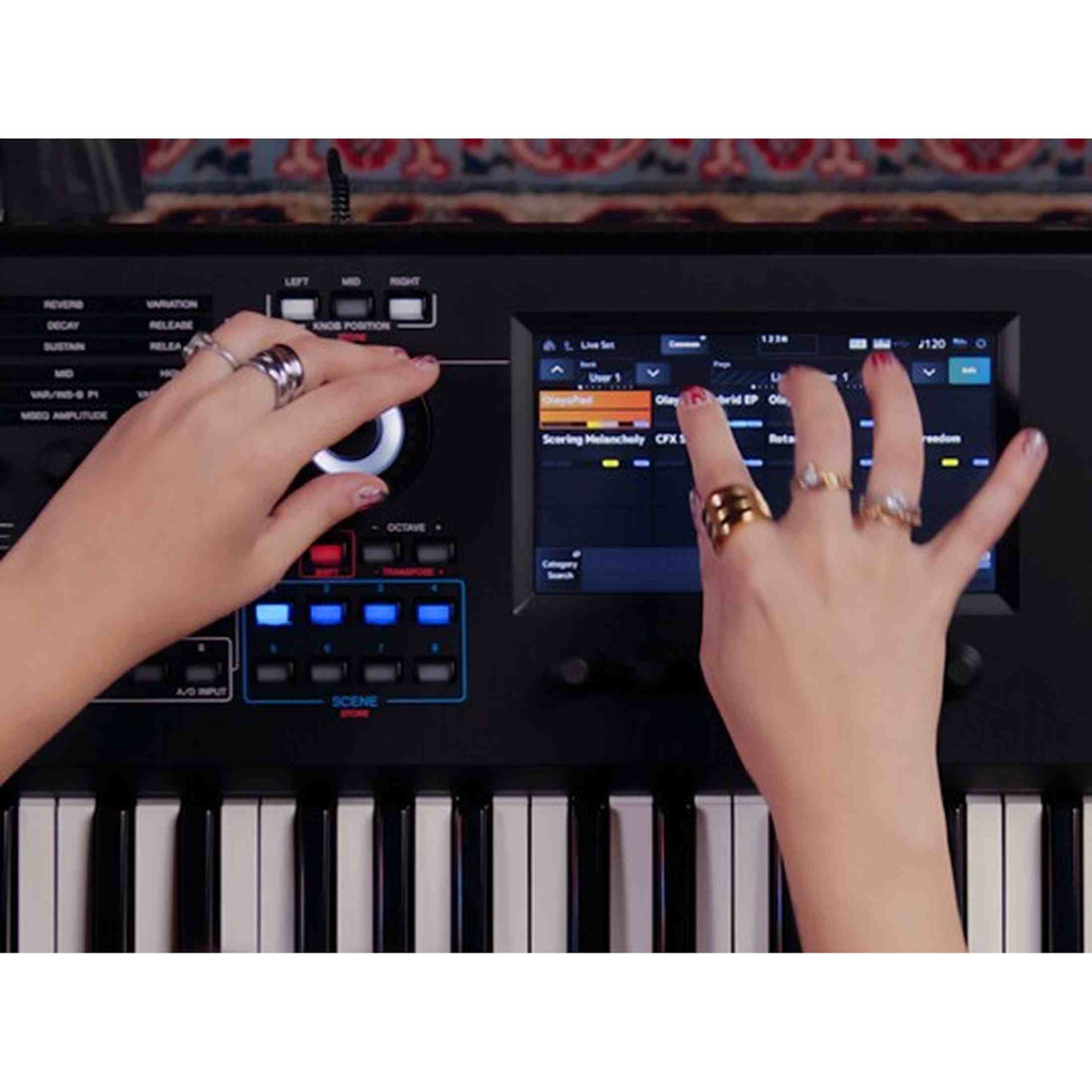 Yamaha MODX M7 synthesizer 76 toetsen met semi-weighted klavier