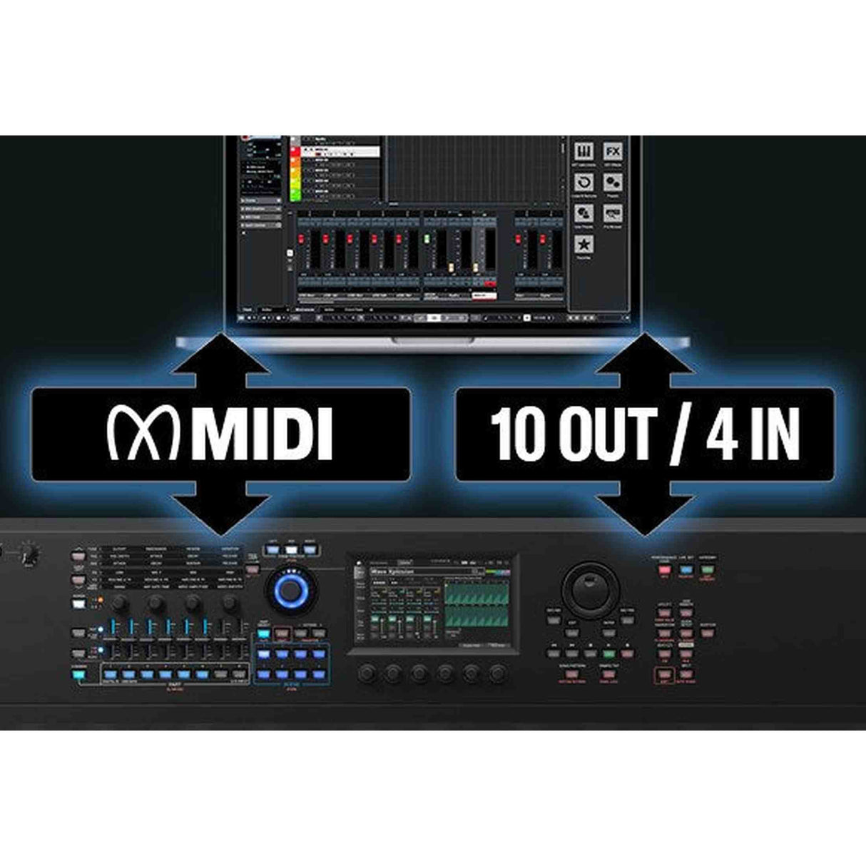 Yamaha MODX M7 synthesizer 76 toetsen met semi-weighted klavier